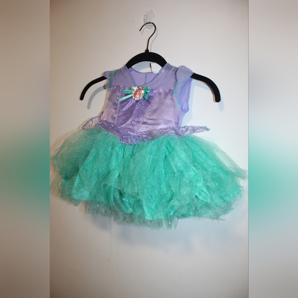 Little Mirmaid Disney Purple and Green Kids Dance Costume New But No Package